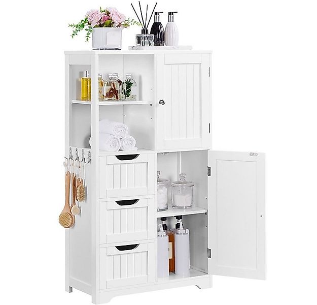 Yaheetech Hochschrank Badezimmerschrank Badschrank Badkommode mit Höhenvers günstig online kaufen