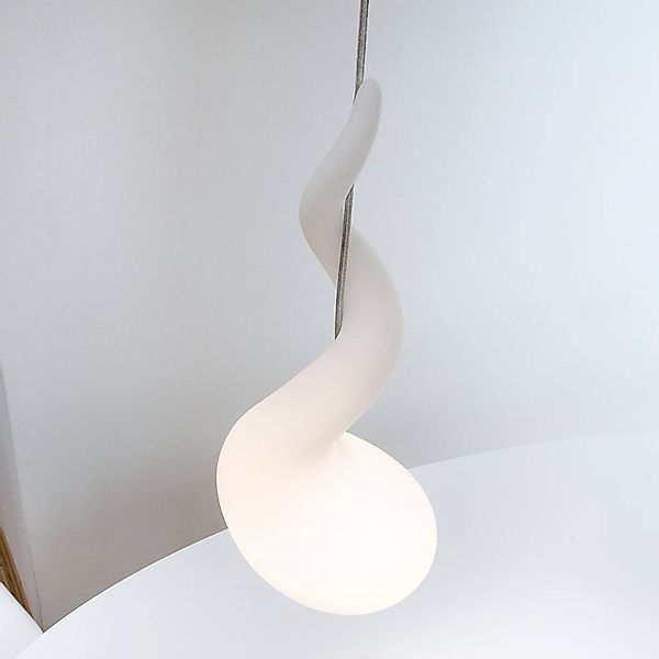 Pendelleuchte Alien M mit Kabel in Silber günstig online kaufen