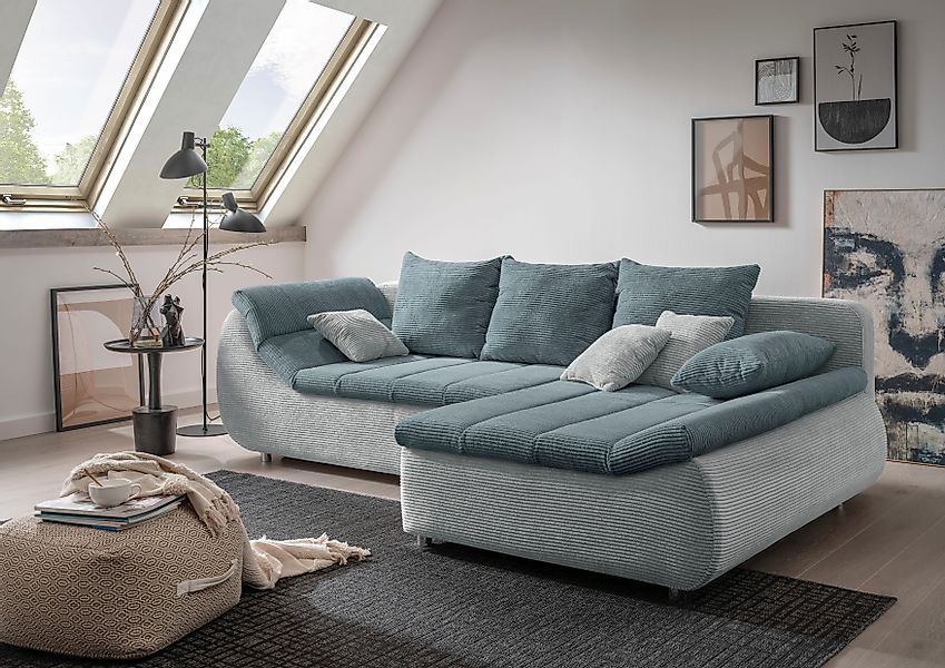 INOSIGN Ecksofa Imola elegant und bequem, günstig online kaufen