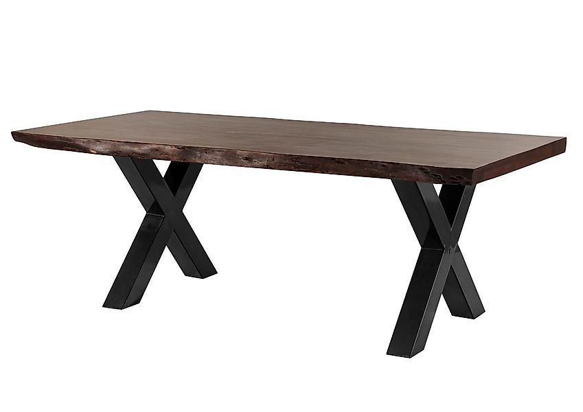 Massivmoebel24 Baumkantentisch FREEFORM (Baumtisch Akazie 180x90x77 günstig online kaufen