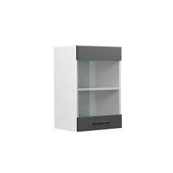 Vicco Glashängeschrank R-Line, Anthrazit Landhaus/Weiß, 40 günstig online kaufen