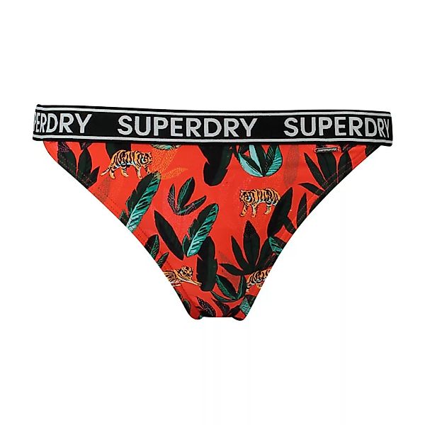 Superdry Jungle Cheeky Brief Bikinihose L Red Aop günstig online kaufen