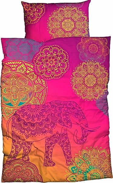 sister s. Bettwäsche "Noida" 2 Stk. tlg. mit farbenfrohen Mandalas günstig online kaufen