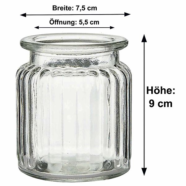 Annastore Windlicht 12er Set Teelichthalter Jana günstig online kaufen