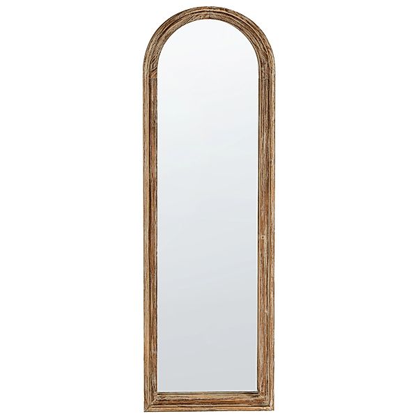 Beliani Wandspiegel COIGNY Hellbraun 4x55x170 günstig online kaufen