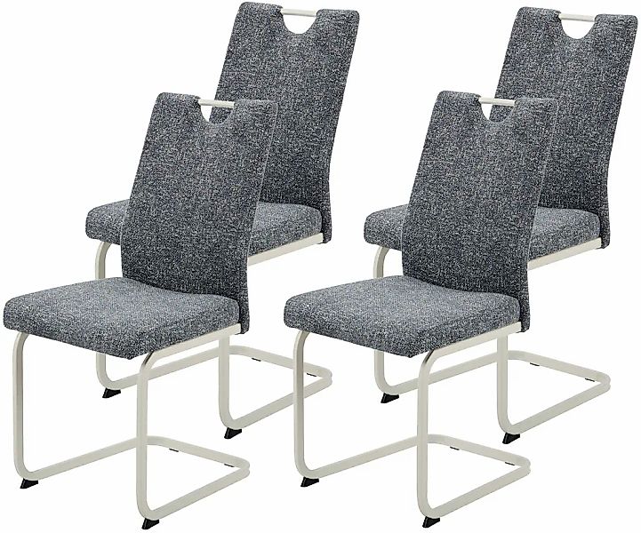 HELA Freischwinger "TIVOLI" (Set) 4 Stk.Freischwinger, Gestell Perlweiß, mi günstig online kaufen