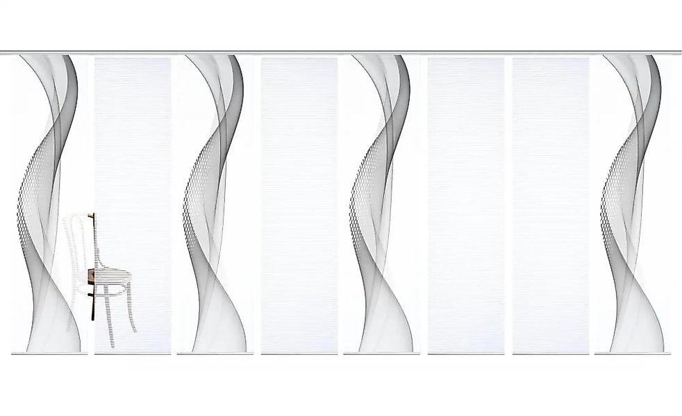 HOME in green Schiebegardine "NEVOLA" Paneelwagen 8 Stk. tlg. SET DIGITALDR günstig online kaufen