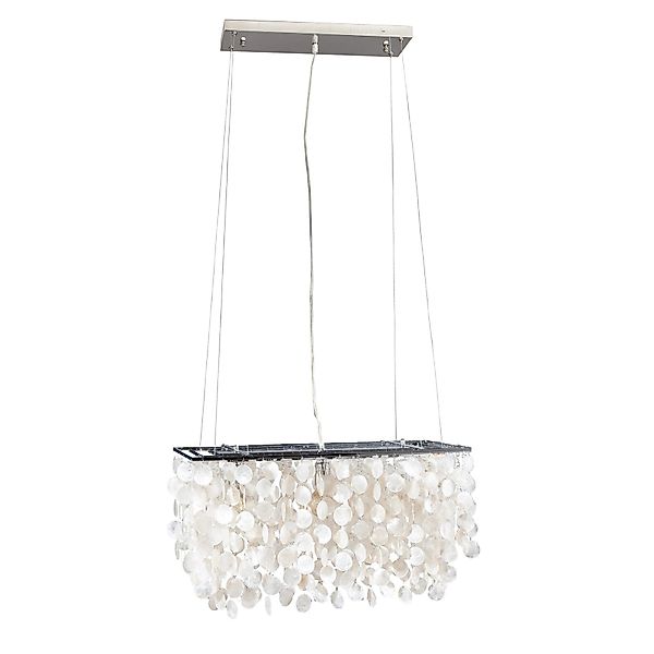riess-ambiente Hängeleuchte SHELL REFLECTIONS 80cm perlmutt, günstig online kaufen
