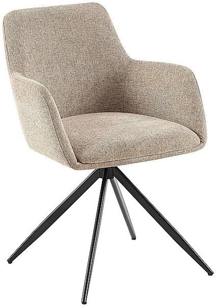 CLP Esszimmerstuhl Olema, mit Stoffbezug, schwenkbarer Polsterstuhl günstig online kaufen