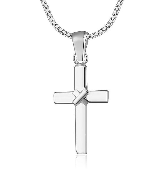 NAHLE Kette mit Anhänger Kreuz Silberkette Kreuz Kette (inkl. Schmuckbox), günstig online kaufen