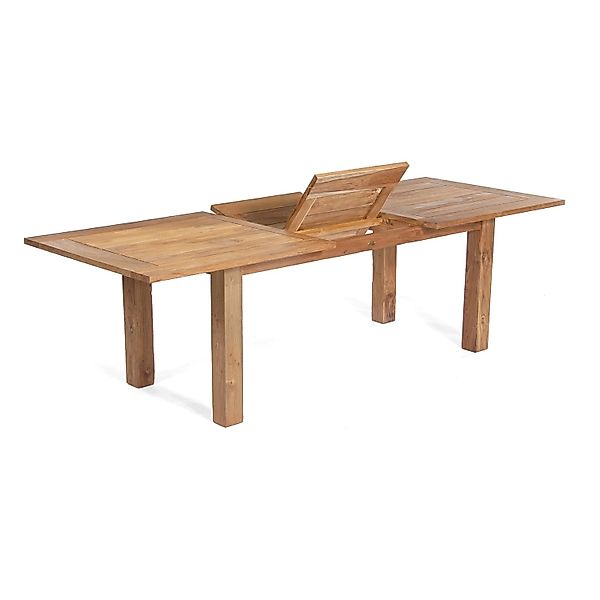 Natur24 Charlestonziehtisch 200/260x100 Teak Natur günstig online kaufen