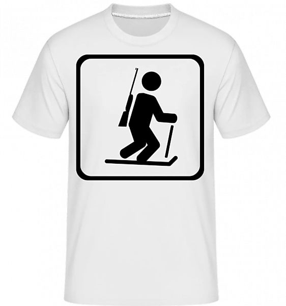 Biathlon Zeichen · Shirtinator Männer T-Shirt günstig online kaufen