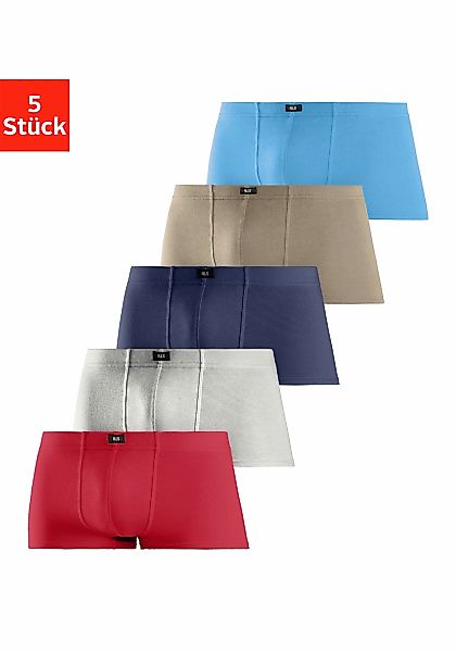 H.I.S Hipster Packung, 5 Stk. knapp sitzende Boxershorts aus Baumwollstretc günstig online kaufen