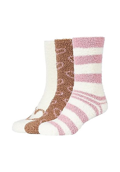 Camano Kuschelsocken warm & cozy (3-Paar) gestreift, gemustert, weich, wärm günstig online kaufen