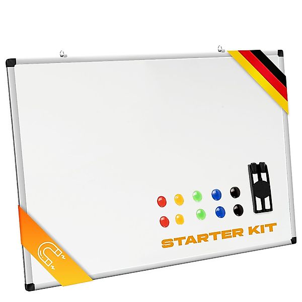 Kubus Wandtafel speziallackierte Whiteboard mit Stiftablage, günstig online kaufen
