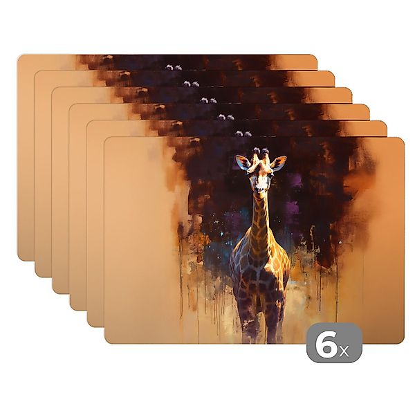 MuchoWow Platzset Giraffe - Braun - günstig online kaufen