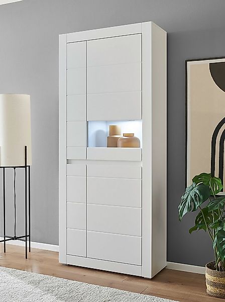 Home affaire Vitrine "Chester, Hochschrank mit Stauraum, Glasvitrine, Anric günstig online kaufen