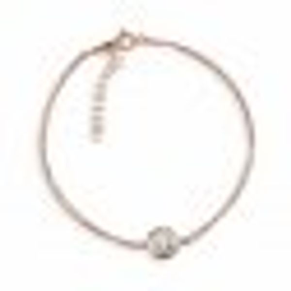 Armband 925/- Sterling Silber rosévergoldet Solitär günstig online kaufen