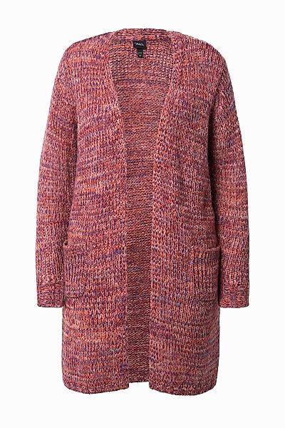 Ulla Popken Strickjacke Long-Strickjacke Grobstruck V-Ausschnitt günstig online kaufen