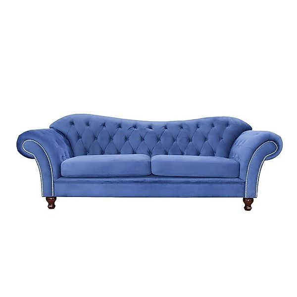 Xlmoebel Sofa Chesterfield Sofa SHEFFIELD 3 Sitzer mit Schlaffunktion Sofa günstig online kaufen