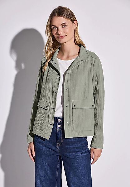 STREET ONE Kurzjacke, ohne Kapuze, mit Knopfleiste günstig online kaufen