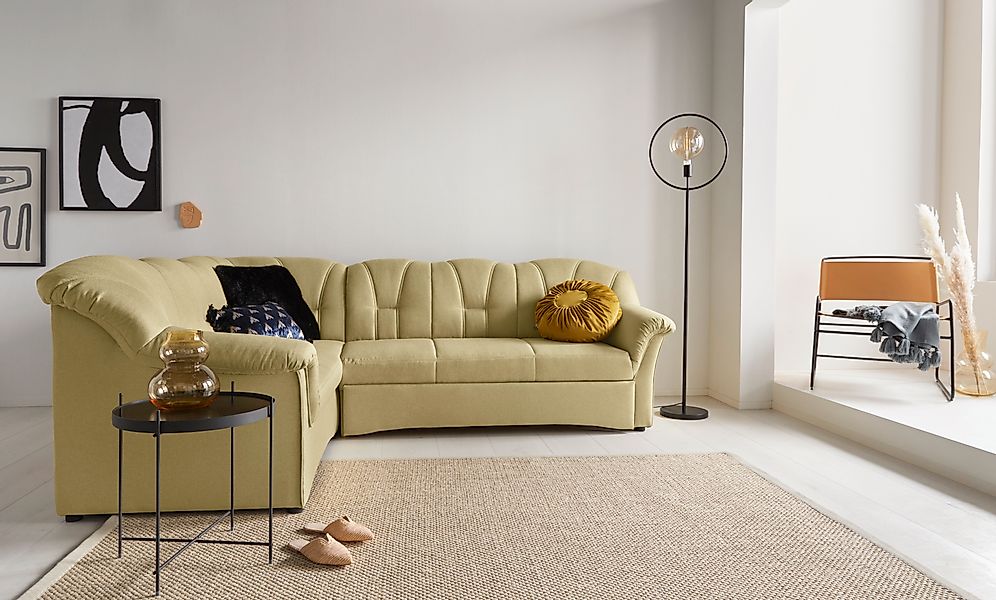 DOMO collection Ecksofa "Amora, bequem und zeitlos, L-Form", mit Federkern günstig online kaufen