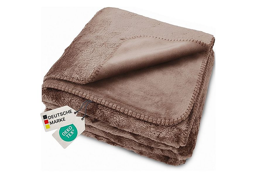 Wohndecke Kuscheldecke CozyLuxus 150x200 Luxus Wohndecke für Couch & Sofa, günstig online kaufen