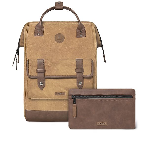 CABAIA Rucksack Waxed Cotton Backpack (Set, günstig online kaufen