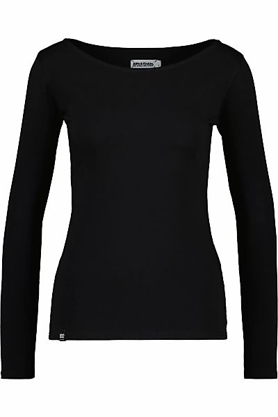 Alife & Kickin Langarmshirt "Damen FinjaAK A" Einfarbiges Longsleeve mit Ru günstig online kaufen