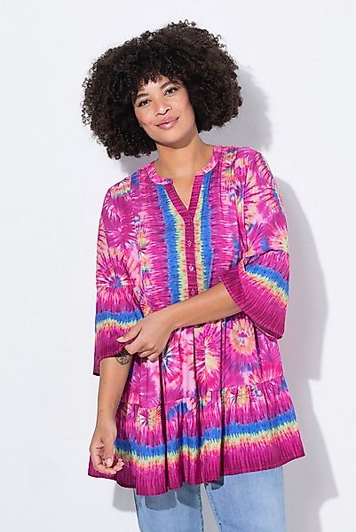 Angel of Style Tunika Tunika Blütenmuster Stehkragen Knopfleiste günstig online kaufen