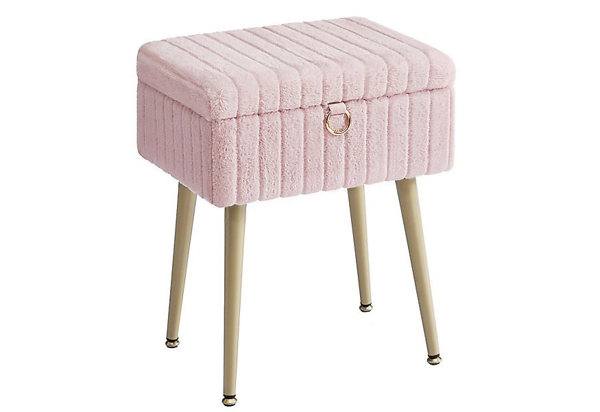 SONGMICS Sitzhocker, Schminktisch-Stuhl, Hocker mit Stauraum, Schminkhocker günstig online kaufen