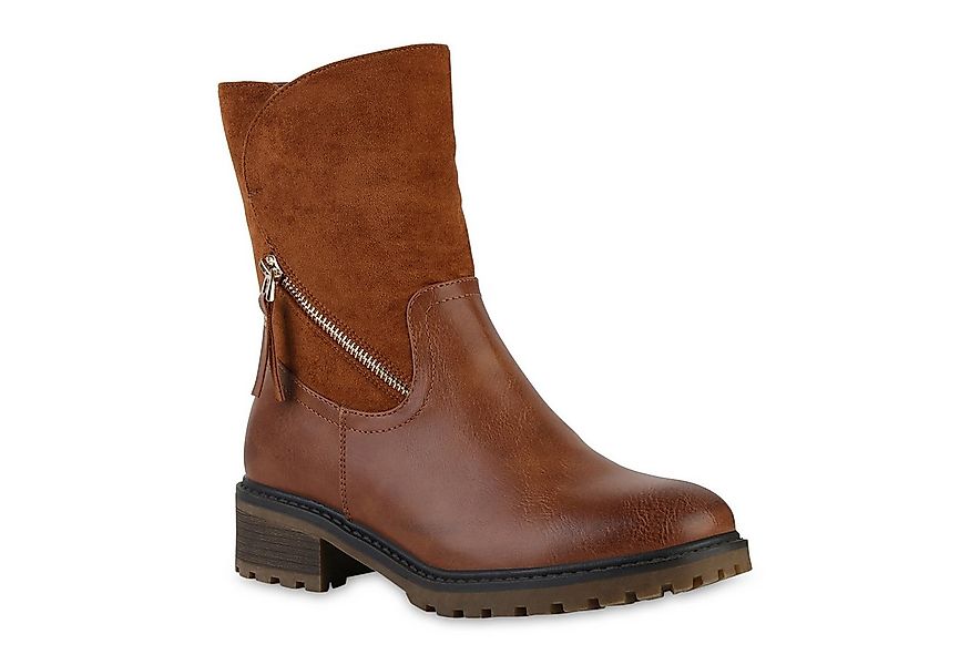 VAN HILL 841329 Stiefelette Damen Leicht Gefüttert Klassische Stiefeletten günstig online kaufen