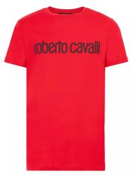 roberto cavalli T-Shirt Signature Logo Slim günstig online kaufen