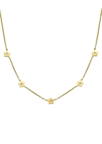 Hey Happiness Charm-Kette Blume Anhänger klein, 18K Roségold vergoldet (Ket günstig online kaufen