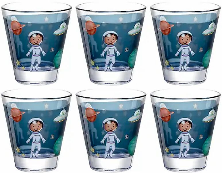 LEONARDO Gläser-Set »Weltall BAMBINI AVVENTURA«, (Set, 6 tlg.), 215 ml, 6-t günstig online kaufen