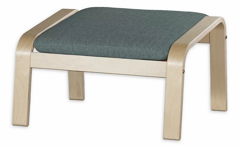 Bezug für Poäng Hocker, grau- blau, Hocker Poäng, City (704-85) günstig online kaufen
