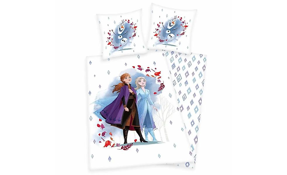 Disney Bettwäsche-Set  Die Eiskönigin 2 ¦ mehrfarbig ¦ Maße (cm): B: 135 H: günstig online kaufen