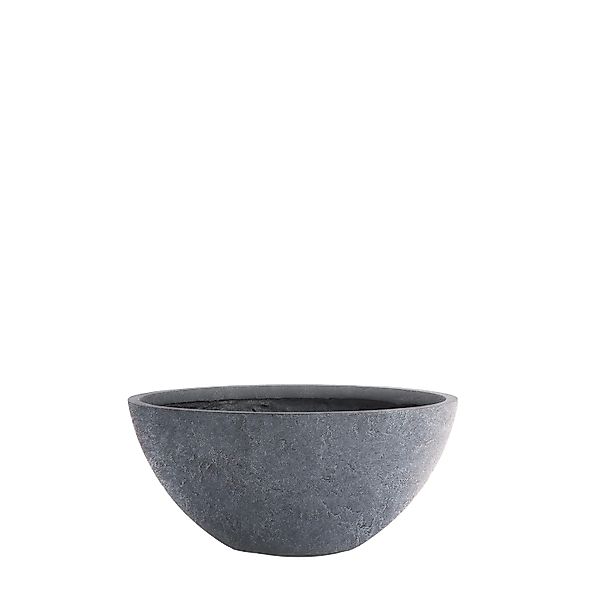 Pflanzwerk Pflanzschale Bowl Premium Frostbeständig Lava 36 cm Dunkelgrau günstig online kaufen