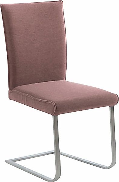 K+W Komfort & Wohnen Freischwinger "Santos III" () mit Sattlernaht, Gestell günstig online kaufen