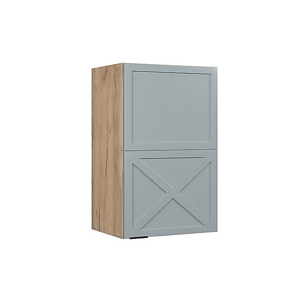 Vicco Hängeschrank Fame-Line, Hellblau-grau/Goldkraft Eiche, 45 günstig online kaufen