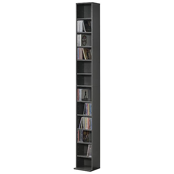 en.casa CD-Regal, »Tynset« 175x20x20 cm Standregal günstig online kaufen