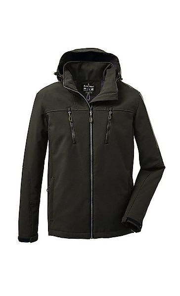 Killtec Softshelljacke mit abzippbarer Kapuze (Fleecefutter, wasserabweisen günstig online kaufen