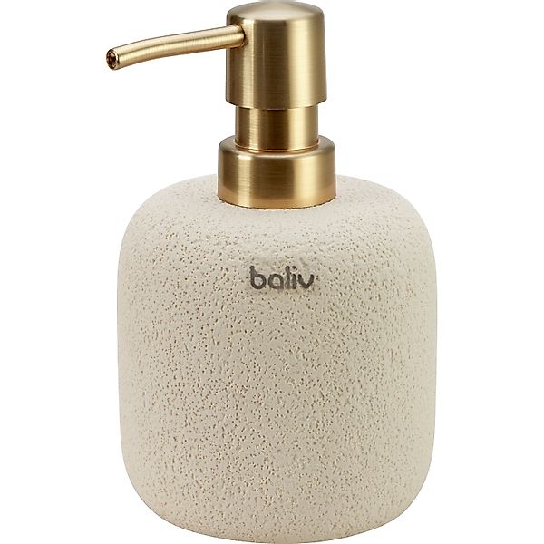 baliv Cosy Cave trend Seifenspender Polyresin Beige-Gold günstig online kaufen