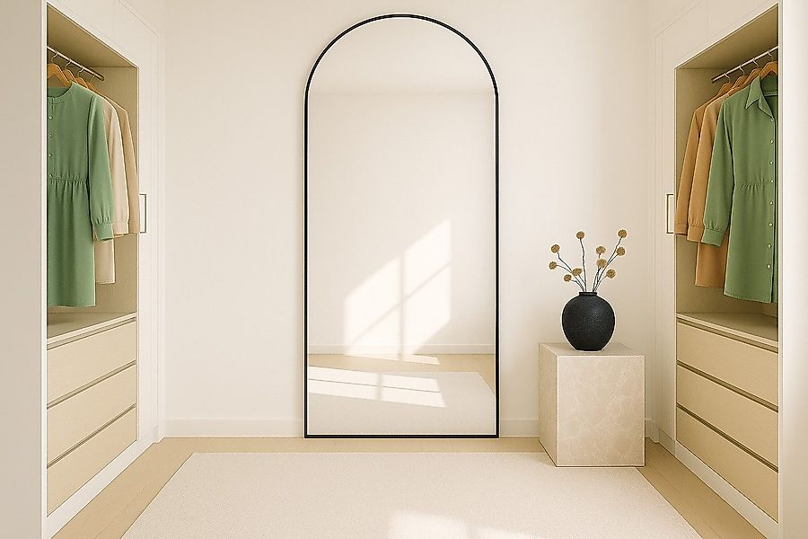 BOURGH Ganzkörperspiegel SARA 193x67cm gebogener Standspiegel günstig online kaufen