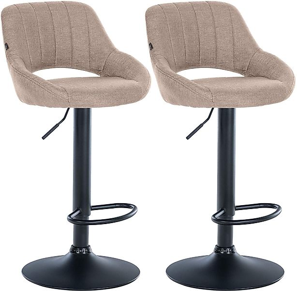CLP Barhocker Milet Stoff (2er Set, günstig online kaufen
