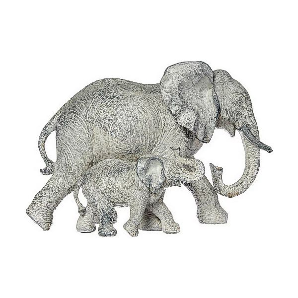 Deko-figur Atmosphera 15,5 X 22,5 X 12 Cm Harz Elefant günstig online kaufen