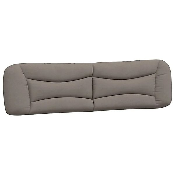 vidaXL Kopfteil-Kissen Hvar Taupe 200 cm Stoff 374620 günstig online kaufen