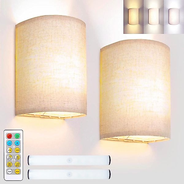 Sunicol LED Wandleuchte Batterie Wandleuchten mit günstig online kaufen