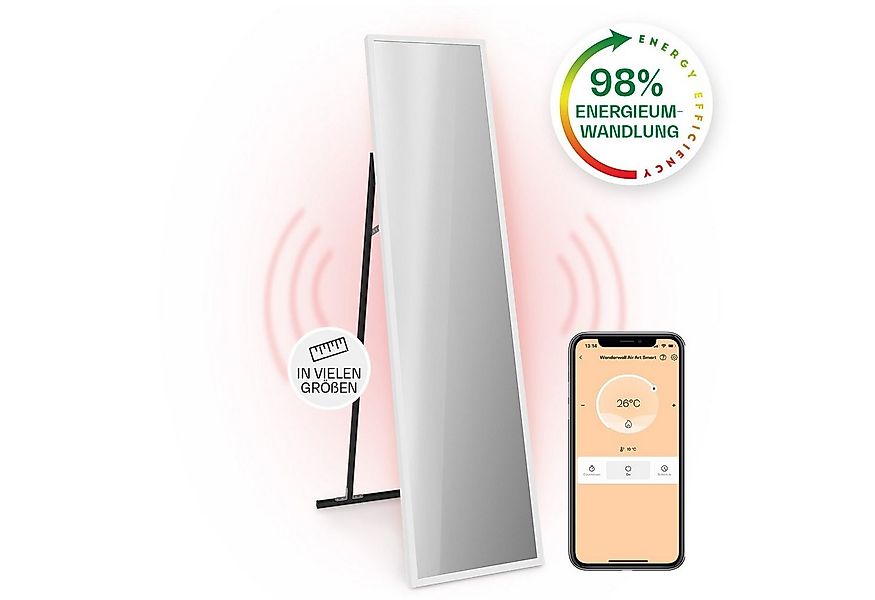Klarstein Heizkörper La Palma Smart 900 W white, Standgerät elektrische Inf günstig online kaufen