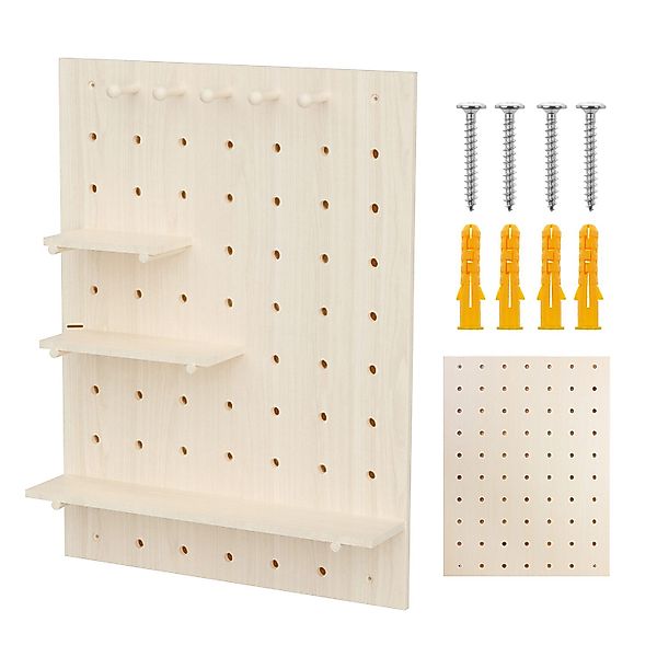 Maclean Wandtafel MC-131 WD Holzbrett-Organisator Steckbrett günstig online kaufen